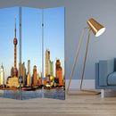 Screens Patio Privacy Screen - 1" x 48" x 72" Multi-Color, Wood, Canvas, China - Screen HomeRoots