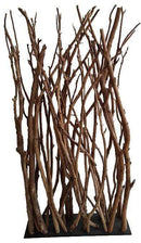 Screens Patio Screen - 33" x 11" x 65" Natural Brown, Wood Branch, Forest - Screen HomeRoots