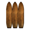 Screens Patio Screen - 47" x 1" x 71" Brown, Wood, Coastal, Surfboard - Screen HomeRoots
