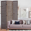 Screens Patio Screen - 48" x 1" x 71" Brown, Wood Tuscan - Screen HomeRoots