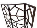 Screens Patio Screen - 63" x 1.5" x 70" Brown, Wood, Santa Cruz - Screen HomeRoots