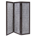 Screens Patio Screen - 63" x 2" x 70" Brown, Wood, Santa Clara - Screen HomeRoots