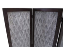 Screens Patio Screen - 63" x 2" x 70" Brown, Wood, Santa Clara - Screen HomeRoots