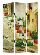 Screens Patio Screen Door - 1" x 48" x 72" Multi-Color, Spanish, Tidings - Screen HomeRoots