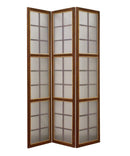 Screens Patio Screen Door - 1" x 53" x 71" Brown, Moroccan, Wood - Screen HomeRoots