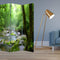 Screens Screen Door - 1" x 48" x 72" Multi-Color, Wood, Canvas, Meadows And Streams - Screen HomeRoots