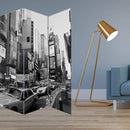 Screens Screen Door - 1" x 48" x 72" Multi-Color, Wood, Canvas, New York City - Screen HomeRoots