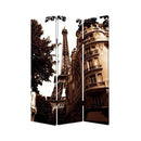 Screens Screen Door - 1" x 48" x 72" Multi-Color, Wood, Canvas, Paris - Screen HomeRoots
