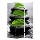Screens Screen Door - 1" x 48" x 72" Multi-Color, Wood, Canvas, Spa - Screen HomeRoots