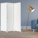 Screens White Screen - 1" x 54" x 72" White, Wood - 3 Panel Screen HomeRoots