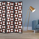 Screens White Screen - 1" x 59" x 75" White, Faux-leather - Screen HomeRoots