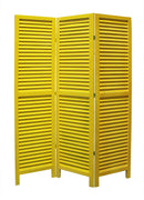 Screens Wood Screen Doors - 1" x 48" x 67" Yellow, Wood, Shutter - Screen HomeRoots