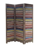 Screens Wood Screen Doors - 1" x 48" x 71" Multi-Colored, Wood, Shutter - Screen HomeRoots