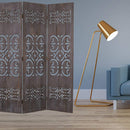 Screens Wood Screen Doors - 1" x 52" x 67" Brown, 3 Panel, Wood - Screen HomeRoots