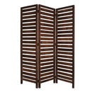 Screens Wood Screen Doors 1" x 63" x 72" Brown, 3 Panel, Solid Wood, Fortress Screen 4852 HomeRoots