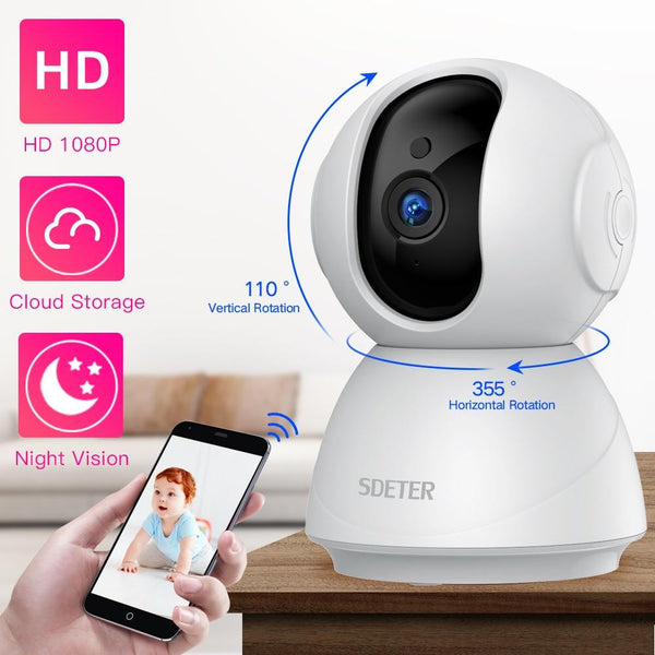 SDETER 1080P 720P IP Camera Security Camera WiFi Wireless CCTV Camera Surveillance IR Night Vision P2P Baby Monitor Pet Camera AExp