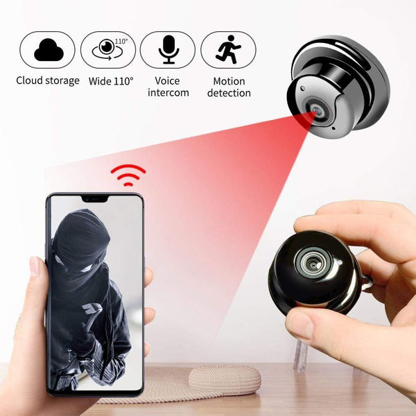 SDETER 1080P Wireless Mini WiFi Camera Home Security Camera IP CCTV Surveillance IR Night Vision Motion Detect Baby Monitor P2P AExp