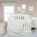 Sea Foam 3 Piece Crib Bedding Set-SEA FOAM-JadeMoghul Inc.