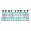 Seashore Waves Window Valance-SEASHORE-JadeMoghul Inc.