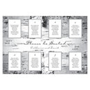 Seating Chart Kit with Birch Bark Design (Pack of 1)-Wedding Signs-JadeMoghul Inc.