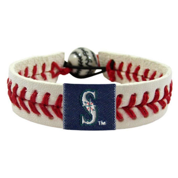 Seattle Mariners Classic Baseball Bracelet-Gamewear-JadeMoghul Inc.