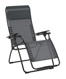Sectionals Reclining Sectional - Zero Gravity Recliner - Black Steel Frame - Obsidian Duo Fabric HomeRoots