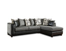 Sectionals Sectionals For Sale - 110" X 73" X 37" Object Charcoal Dempsey Blacke 100% Polyester Sectional HomeRoots