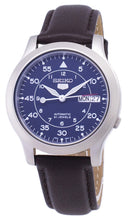 Seiko 5 Military SNK807K2-SS4 Automatic Brown Leather Strap Men's Watch-Branded Watches-Black-JadeMoghul Inc.