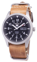 Seiko 5 Sports SNZG15K1-LS18 Automatic Brown Leather Strap Men's Watch-Branded Watches-Blue-JadeMoghul Inc.