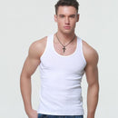 Sexy Mens Undershirts Solid Color Cotton Underwear Casual Top Vest Shirt Slim Male Undershirt Bottoming Shirt Men Summer Wear AExp