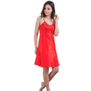 Sexy Night Dress Women Spaghetti Strap Silk Sleeveless Night Gown