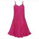 Sexy Night Dress Women Spaghetti Strap Silk Sleeveless Night Gown