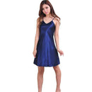 Sexy Night Dress Women Spaghetti Strap Silk Sleeveless Night Gown
