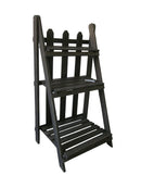 Shelf Black Shelf - 1" x 17" x 15" Black, Wood - Shelf HomeRoots