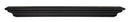 Shelf Black Shelf - 60" Modern Black MDF Mantel Shelf HomeRoots