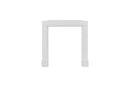 Shelf Fireplace Mantel Shelf - 48-80" Modern White MDF Mantel Shelf HomeRoots