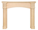 Shelf Fireplace Mantel Shelf - 68.5" Modern Unfinished Wood Mantel Shelf HomeRoots