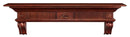 Shelf Fireplace Shelf - 60" Exemplary Cherry Rustic Distressed Mantel Shelf HomeRoots