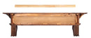 Shelf Fireplace Shelf - 60" Exemplary Cherry Rustic Distressed Mantel Shelf HomeRoots