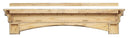 Shelf Fireplace Shelf - 72" Classic Dune Pine Wood Mantel Shelf HomeRoots