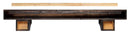 Shelf Fireplace Shelf - 72" Cottage Grey Pine Wood Mantel Shelf HomeRoots
