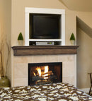 Shelf Fireplace Shelf - 72" Graceful Unfinished Pine Wood Mantel Shelf HomeRoots