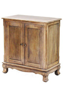 Shelf Shelf Decor Ideas - 27'.6" X 15" X 30" Rustic Wood Wood (Pine) Sideboard with Doors and a Shelf HomeRoots