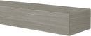 Shelf Shelf Decor Ideas - 60" Non-Combustible Gray wash Fiberglass and Cement Aggregate Mantel Shelf HomeRoots