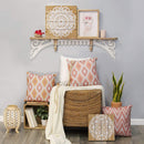 Shelf Wall Shelf Unit - 44.4" X 3" X 11.6" Natural Wood White Wood Mdf With Wood Veneer Wall Shelf HomeRoots