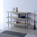 Shelf Wall Shelf Unit - 84.8" x 84.8" x 40" Beige Veneer Shelf HomeRoots