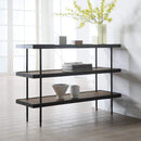 Shelf Wall Shelf Unit - 84.8" x 84.8" x 40" Walnut Veneer Shelf HomeRoots