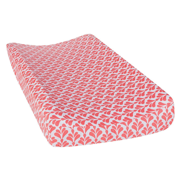 Shell Floral Changing Pad Cover-CRL LACE-JadeMoghul Inc.