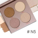 Shimmer Bronzer and Highlighters Powder Palette AExp