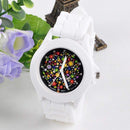 Silicone Rubber Quartz Watch - Gel Analog Sports Women Watch AExp